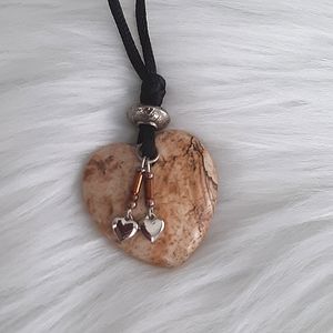 Stone Heart Necklace